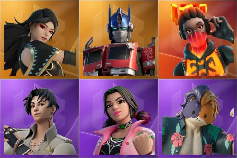 Era, Optimus Prime, Tectonic Komplex, Lorenzo, Mariposa, Purradise Meowscles