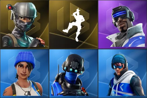 Elite Agent, Take The L, Blue Striker, Blue Team Leader, Carbon Commando, Point Patroller