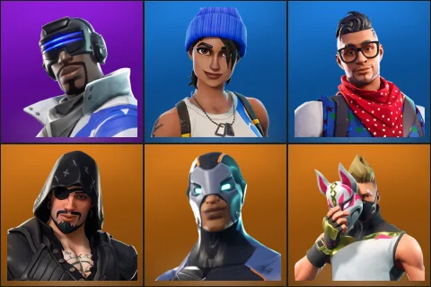 Blue Striker, Blue Team Leader, Prodigy, Blackheart, Carbide, Drift