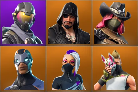 Rogue Agent, Blackheart, Calamity, Carbide, Catalyst, Drift