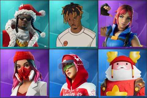 Santa Dogg, Slayer Juice WRLD, Explorer Emilie, Yulejacket, Arctic Adeline, Guff Gringle