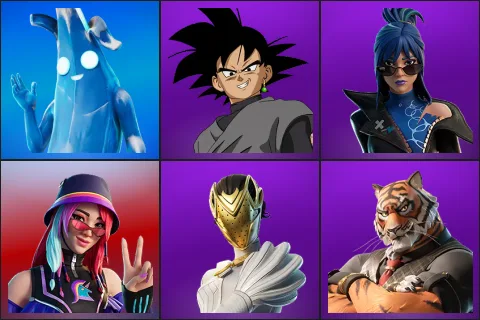 Polar Peely, Goku Black, Hope, Lana Llane, Nisha, Oscar