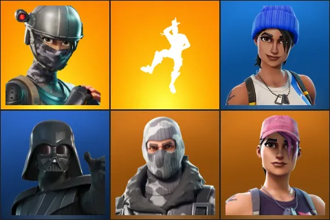 Elite Agent, Take The L, Blue Team Leader, Darth Vader, Havoc, Rose Team Leader