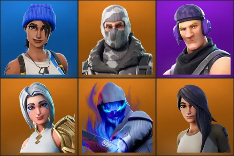 Blue Team Leader, Havoc, Sub Commander, Ark, Fusion, Gear Specialist Maya