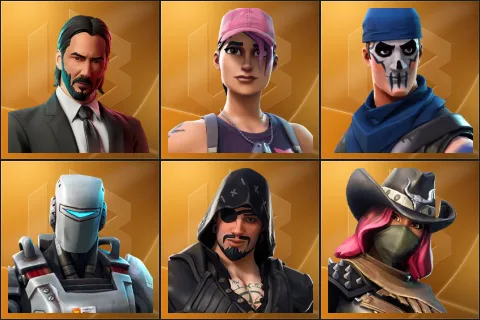 John Wick, Rose Team Leader, Warpaint, A.I.M., Blackheart, Calamity