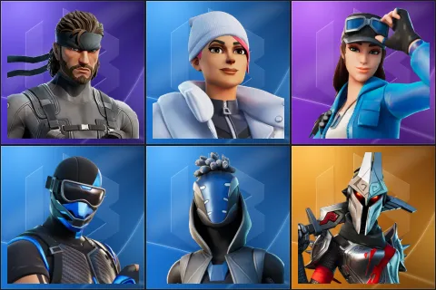 Solid Snake, Blizzard Bomber, Cloud Striker, Fixer, Sultura, Eternal Knight