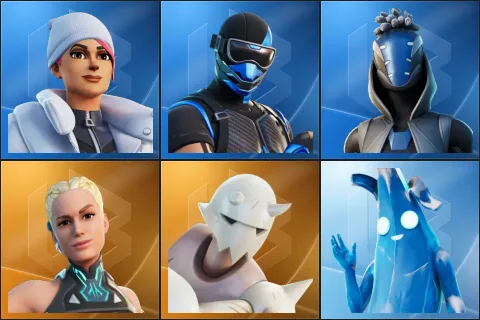 Blizzard Bomber, Fixer, Sultura, Paradigm (Reality-659), Snap, Polar Peely