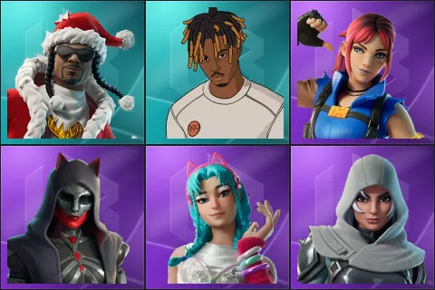 Santa Dogg, Slayer Juice WRLD, Explorer Emilie, Felina, Katalina, Vanguard Zadie