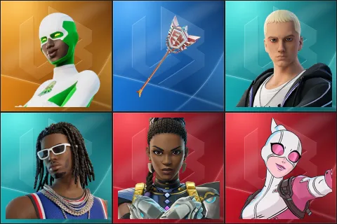 Backlash, The Axe of Champions 2.0, Slim Shady, Playboi Carti, Shuri, Gwenpool