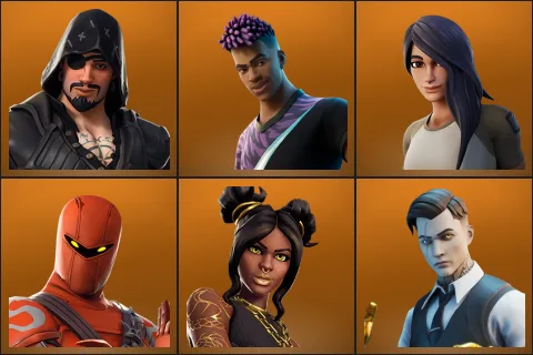 Blackheart, Fade, Gear Specialist Maya, Hybrid, Luxe, Midas