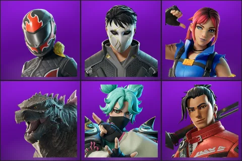 Burnoff, Daigo, Explorer Emilie, Godzilla Evolved, Jade, Kendo