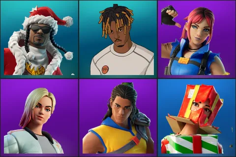 Santa Dogg, Slayer Juice WRLD, Explorer Emilie, Jackie, Trailblazer Tai, Holiday Boxy