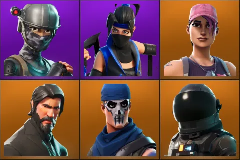 Elite Agent, Indigo Kuno, Rose Team Leader, The Reaper, Warpaint, Dark Voyager