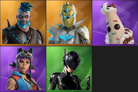 Omegarok, Spectra Knight, Lil Split, Renegade Lynx, B.R.U.T.E. Gunner