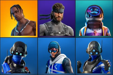 Travis Scott, Solid Snake, Astro Jack, Carbon Commando, Point Patroller, Trilogy