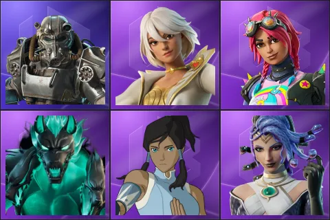 T-60 Power Armor, Aphrodite, Brite Raider, Cerberus, Korra, Medusa