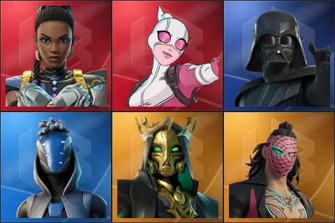 Shuri, Gwenpool, Darth Vader, Sultura, Hades, Kado Thorne
