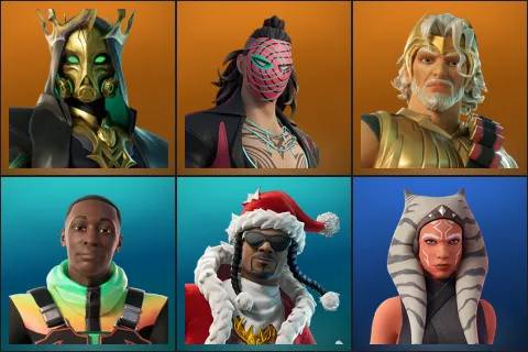 Hades, Kado Thorne, Zeus, Khaby Lame, Santa Dogg, Ahsoka Tano