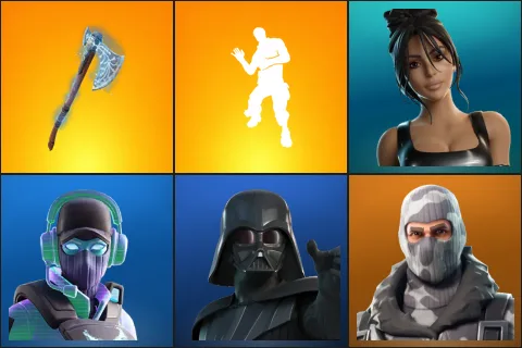 Leviathan Axe, Laugh It Up, Iconic Kim Kardashian, Breakpoint, Darth Vader, Havoc