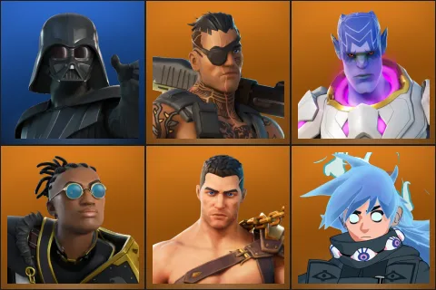 Darth Vader, Joey, Kymera, Malik, Menace, Nezumi
