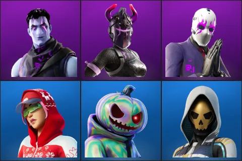 Dark Jonesy, Dark Red Knight, Dark Wild Card, Arctic Adeline, Chrome Punk, Gold Blooded Ace