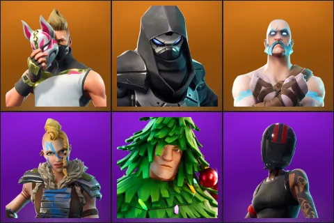Drift, Enforcer, Ragnarok, Huntress, Lt. Evergreen, Redline