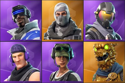 Blue Striker, Havoc, Rogue Agent, Sub Commander, Trailblazer, Battle Hound