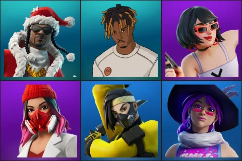 Santa Dogg, Slayer Juice WRLD, Evie, Yulejacket, Min-joon, Reverie
