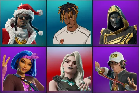 Santa Dogg, Slayer Juice WRLD, Blitz Knight, Carina, Carletta, Carter Wu