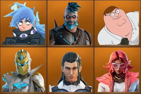 Nezumi, Omegarok, Peter Griffin, Spectra Knight, The Ageless, Valeria