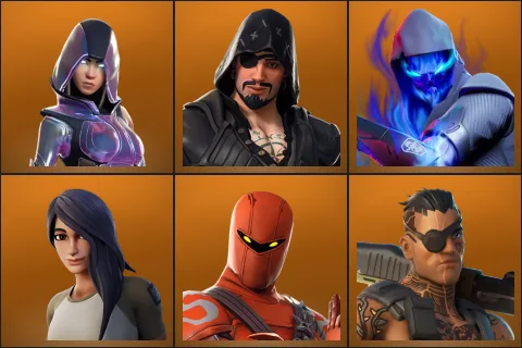Glow, Blackheart, Fusion, Gear Specialist Maya, Hybrid, Joey