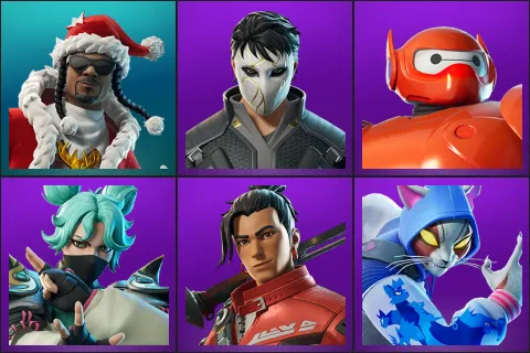 Santa Dogg, Daigo, Hero Baymax, Jade, Kendo, Nyanja