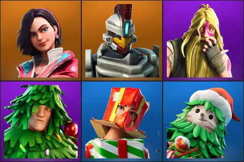 Rox, Sentinel, Bunker Jonesy, Lt. Evergreen, Holiday Boxy, Winterfest Bushranger