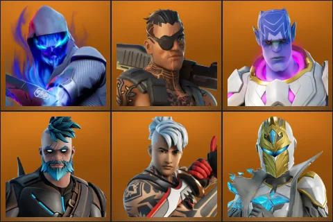 Fusion, Joey, Kymera, Omegarok, Ronin, Spectra Knight