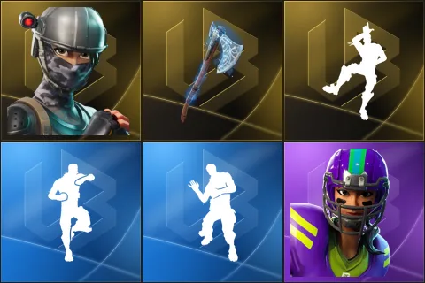 Elite Agent, Leviathan Axe, Take The L, Scenario, Laugh It Up, Blitz