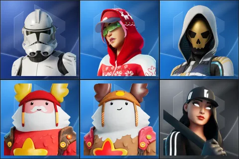 Clone Trooper, Arctic Adeline, Gold Blooded Ace, Guff Gringle, Sled Ready Guff, Ruby Shadows