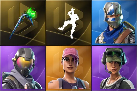 Merry Mint Axe, Take The L, Blue Squire, Rogue Agent, Rose Team Leader, Trailblazer