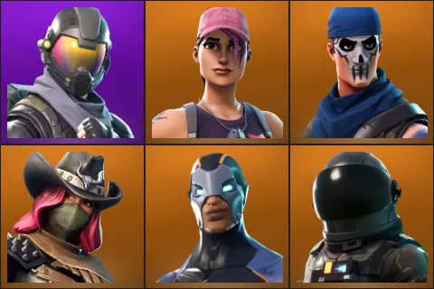 Rogue Agent, Rose Team Leader, Warpaint, Calamity, Carbide, Dark Voyager