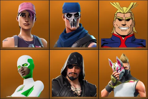 Rose Team Leader, Warpaint, All Might, Backlash, Blackheart, Drift