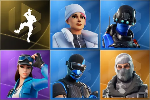 Take The L, Blizzard Bomber, Carbon Commando, Cloud Striker, Fixer, Havoc