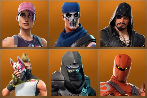 Rose Team Leader, Warpaint, Blackheart, Drift, Enforcer, Hybrid