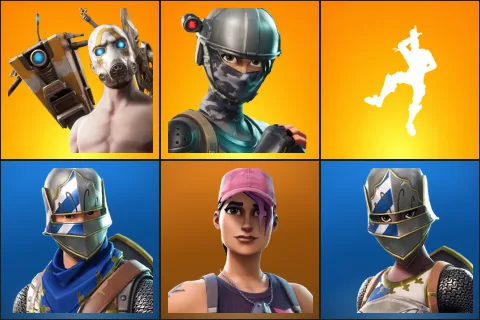 Psycho Bandit, Elite Agent, Take The L, Blue Squire, Rose Team Leader, Royale Knight