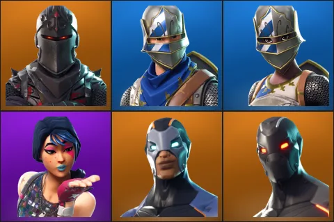 Black Knight, Blue Squire, Royale Knight, Sparkle Specialist, Carbide, Omega
