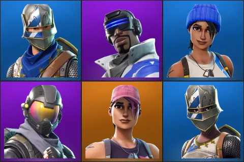 Blue Squire, Blue Striker, Blue Team Leader, Rogue Agent, Rose Team Leader, Royale Knight