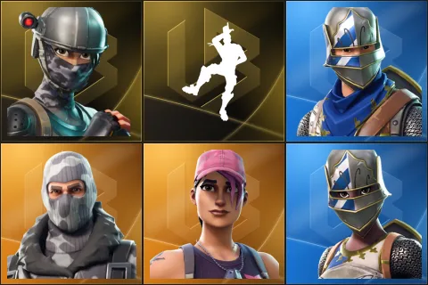 Elite Agent, Take The L, Blue Squire, Havoc, Rose Team Leader, Royale Knight