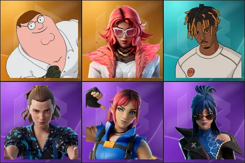 Peter Griffin, Valeria, Slayer Juice WRLD, Eleven, Explorer Emilie, Hope