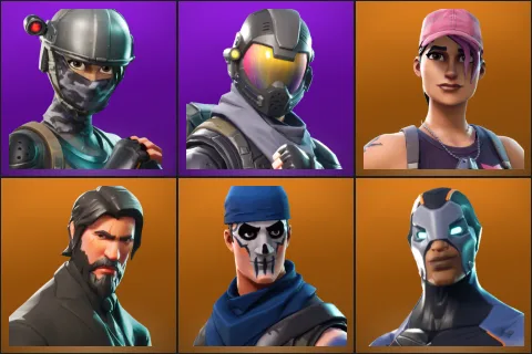 Elite Agent, Rogue Agent, Rose Team Leader, The Reaper, Warpaint, Carbide