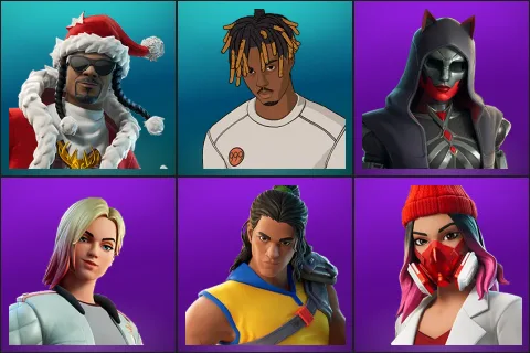 Santa Dogg, Slayer Juice WRLD, Felina, Jackie, Trailblazer Tai, Yulejacket