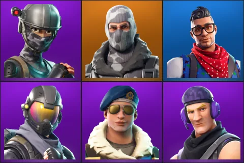 Elite Agent, Havoc, Prodigy, Rogue Agent, Royale Bomber, Sub Commander