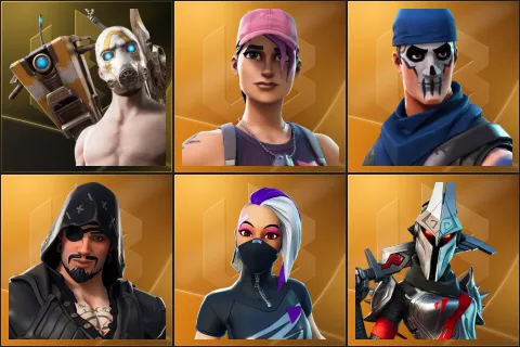Psycho Bandit, Rose Team Leader, Warpaint, Blackheart, Catalyst, Eternal Knight